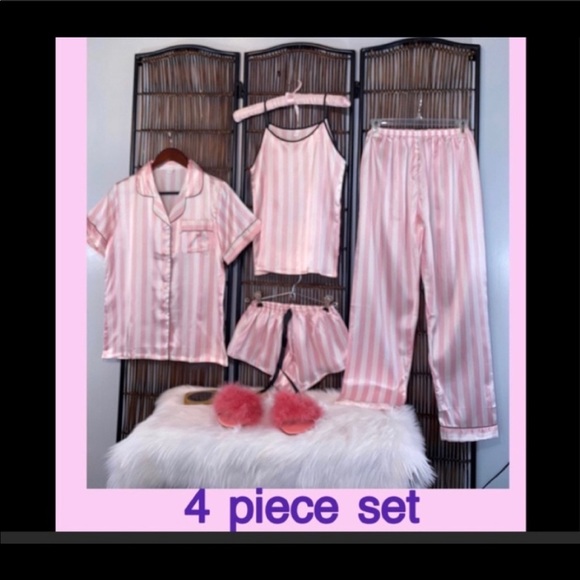 Super Sexy Other - New Pajamas, Set, Silky, Smooth, 4 piece set, Brand New, new pajama set